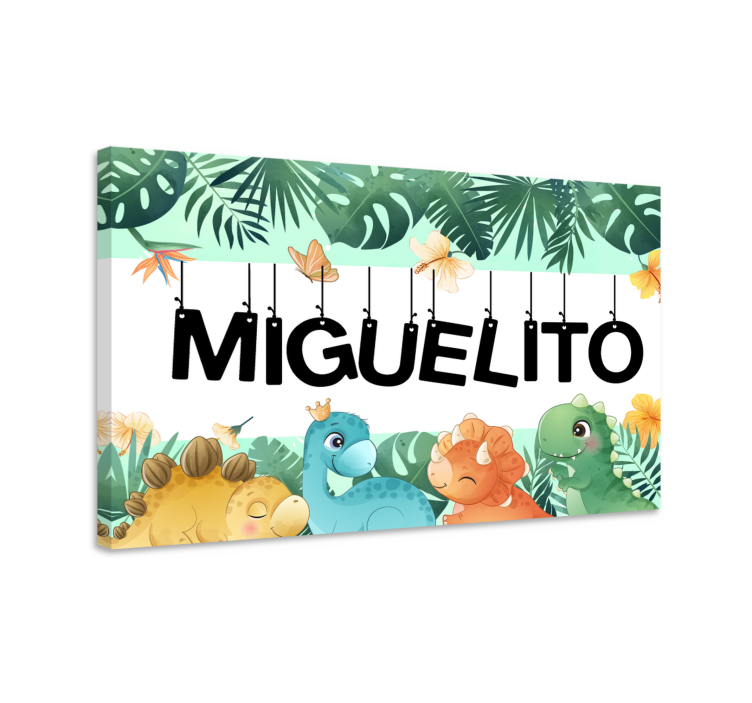 Obraz kone v roztomilej scéne dinosaura - Tenstickers