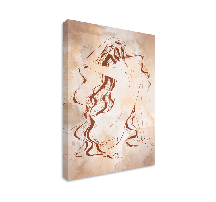 Moderné toaletné papierové kúpeľňové plátno umenie - Tenstickers