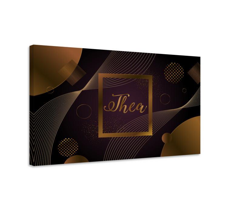 Obraz na stenu rastliny elegantný kruhový dizajn - Tenstickers