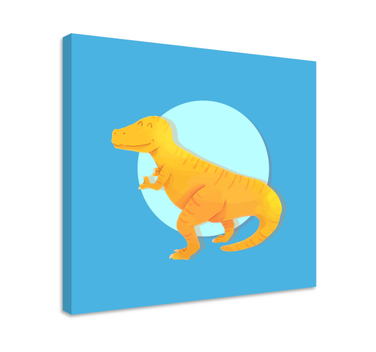 Dinosaurus obraz veselý t-rex - Tenstickers