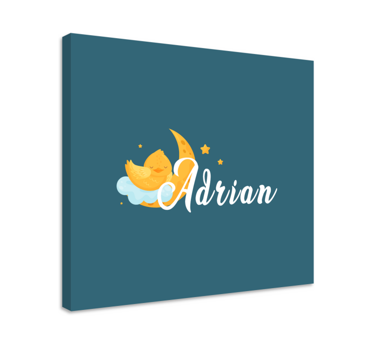 Obraz s menom kuratko a mesiac - Tenstickers