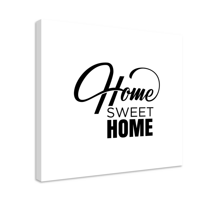Home sweet home minimalistické obrazy na stenu nástenné umenie - Tenstickers