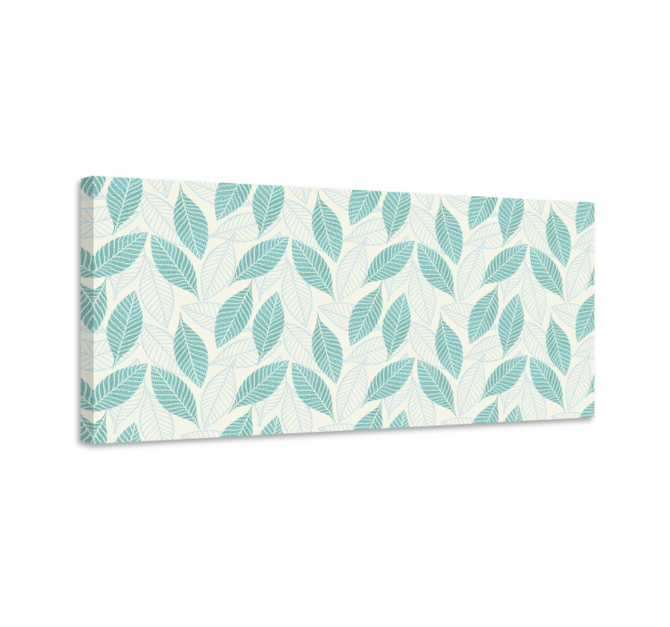 Obraz na stenu rastliny jemný vzor listov - Tenstickers