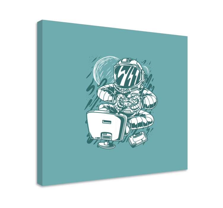 Obraz na stenu videohry astronautská herná zábava - Tenstickers