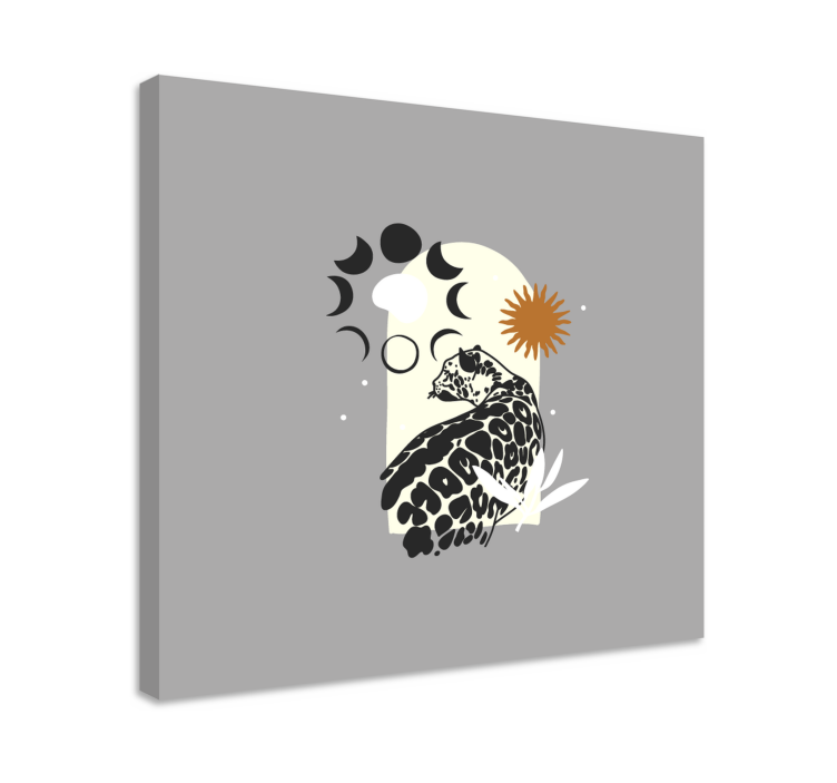 Obraz slon jaguár a nebeské prvky - Tenstickers