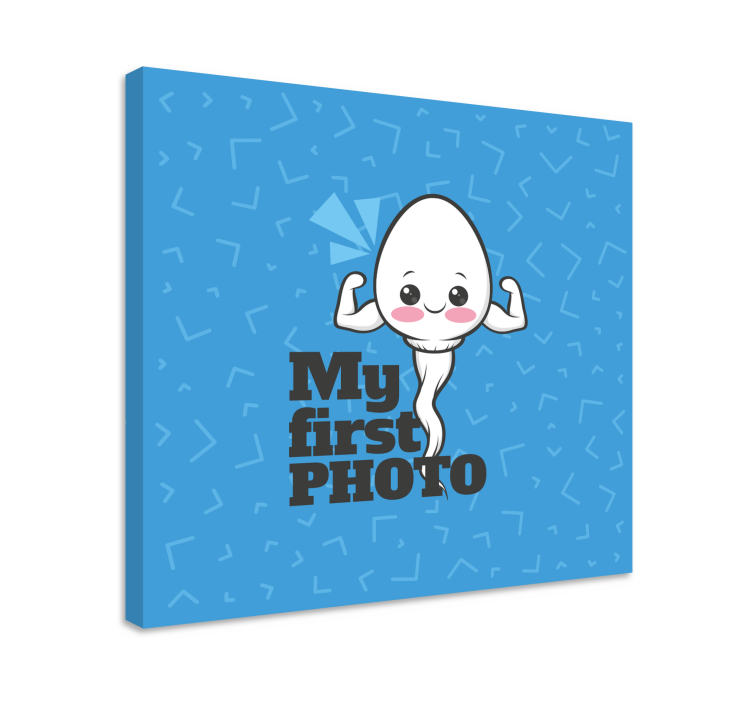 Obraz pre bábätko moja prvá fotka - Tenstickers