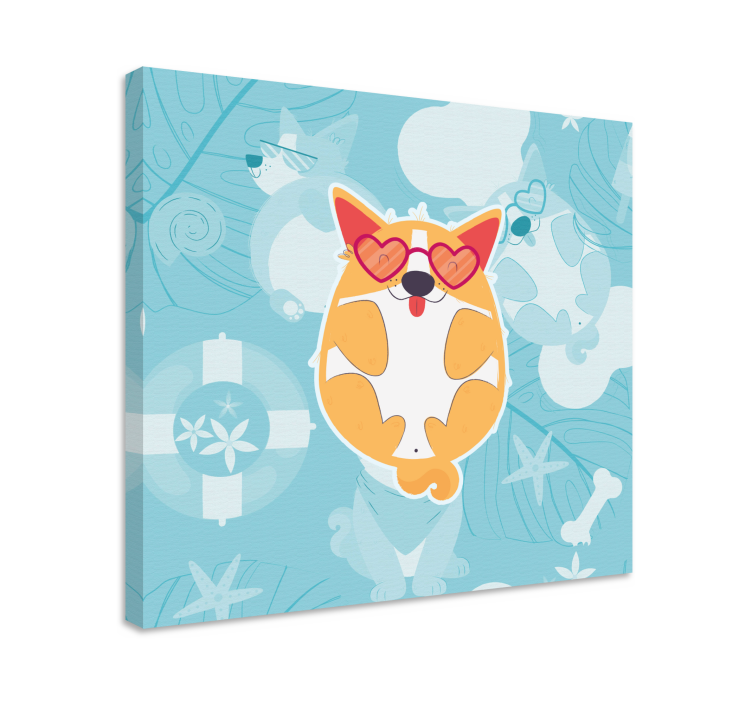 Obraz psov očarujúci corgi na relaxáciu - Tenstickers