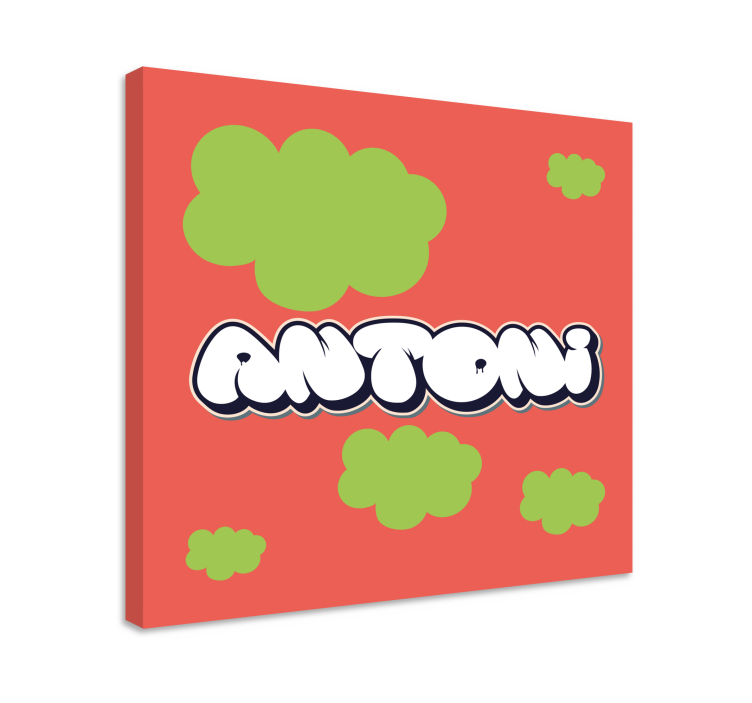 Obraz abeceda hravý štýl písania - Tenstickers