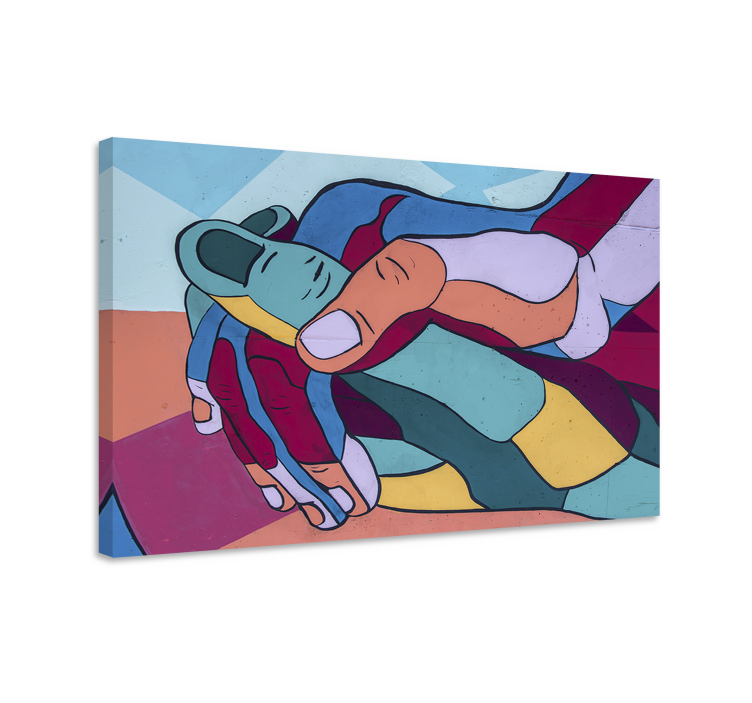 Obraz postavy prepojené ruky - Tenstickers