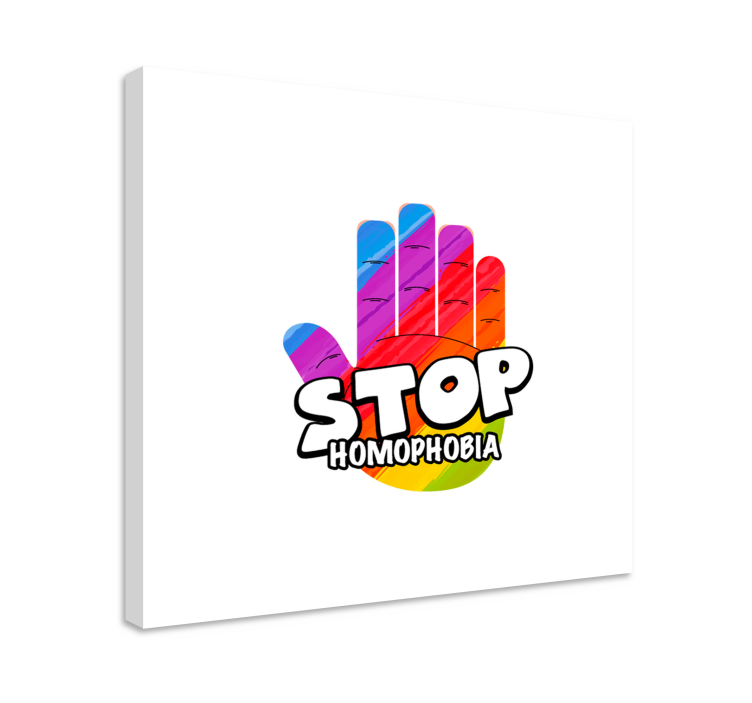 Obraz citáty zastavte homofóbiu - Tenstickers