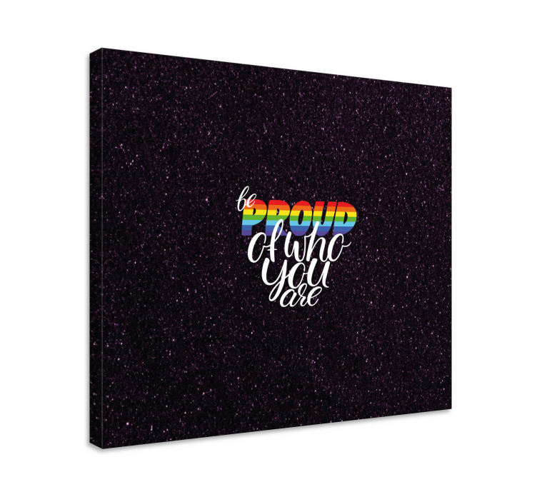 Obraz citáty buď hrdý na svoj výrok - Tenstickers