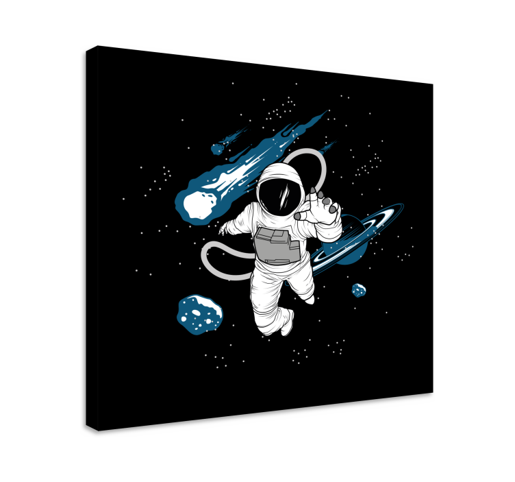 Obraz na stenu videohry astronaut v univerze - Tenstickers