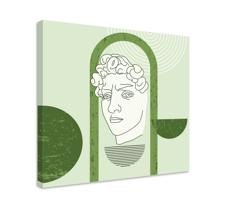 Umelecký obraz stylizovanej ľudskej postavy - Tenstickers