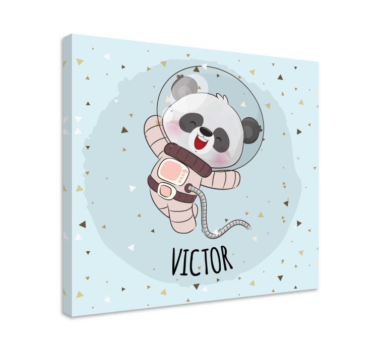 3d obraz na stenu veselý priestorový panda - Tenstickers