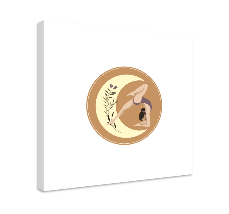 Detský obraz na stenu joga póza harmónia - Tenstickers