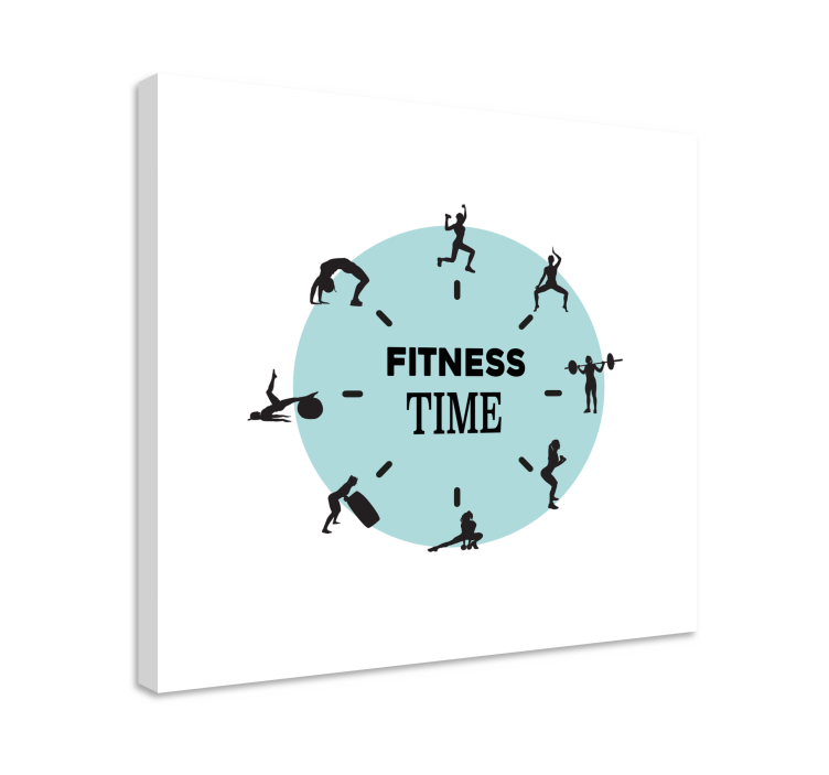 Je to nástenná tlač fitness času - Tenstickers
