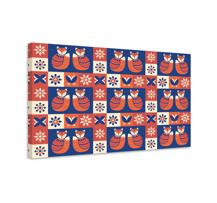 Obraz mačky priateľský mačací vzor - Tenstickers