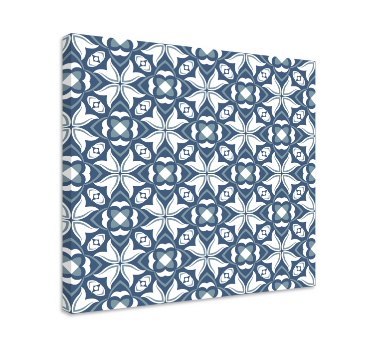 Obraz s ornamentmi geometrickým kvetinovým motívom - Tenstickers