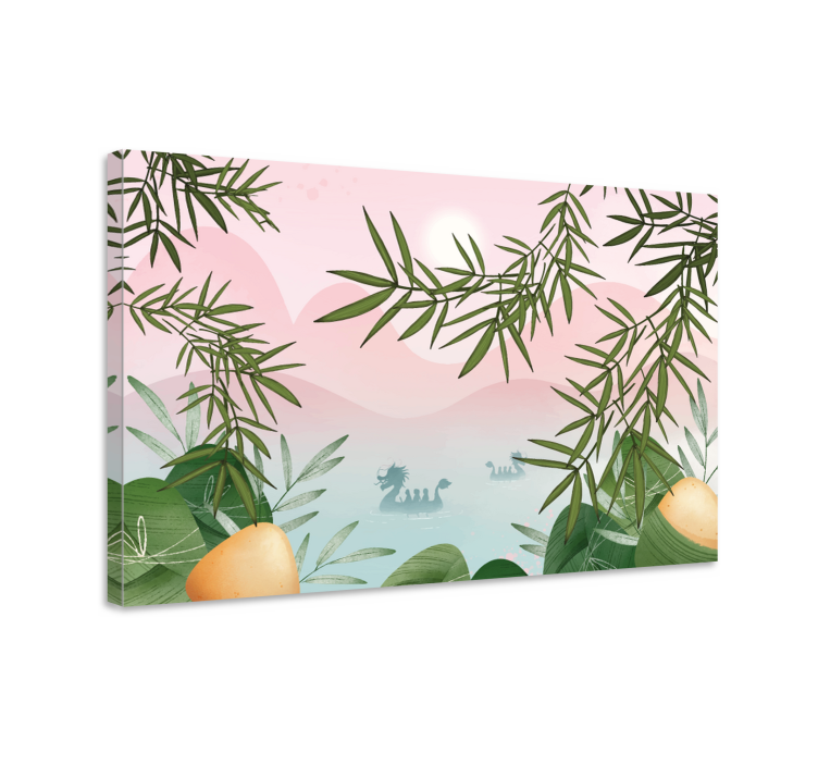 Dinosaurus obraz majestátne jazerné stvorenie - Tenstickers