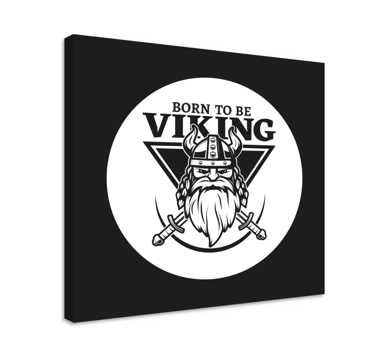 obraz na stenu znaky znak vikingského bojovníka - Tenstickers
