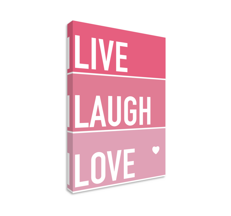 Jednoduchý citát ružové motivačné obrazy na stenu - Tenstickers