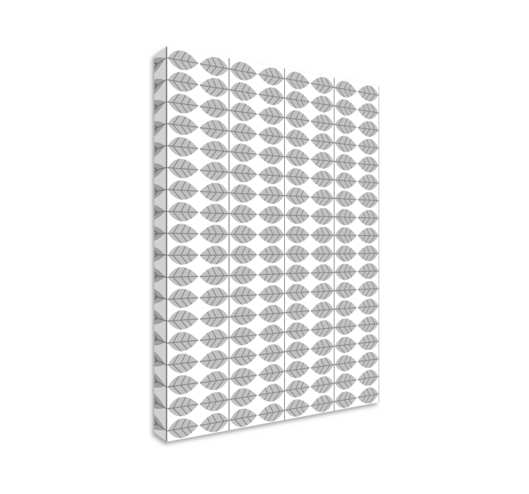 Obraz na stenu rastliny so stylizovaným listovým vzorom - Tenstickers