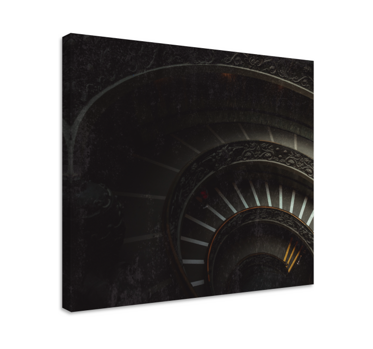 Tmavé schody fototapeta retro obrazy na stenu - Tenstickers