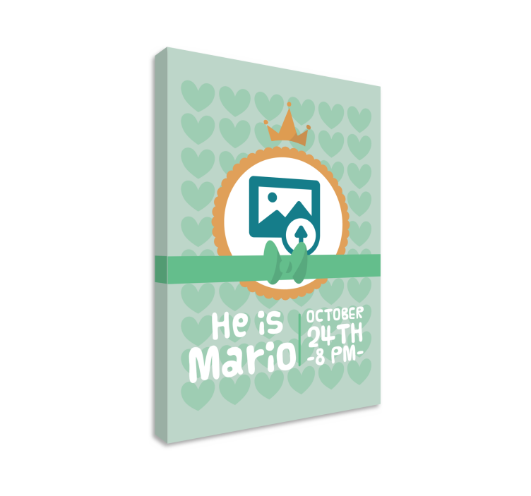 Obraz pre bábätko mario je tu - Tenstickers