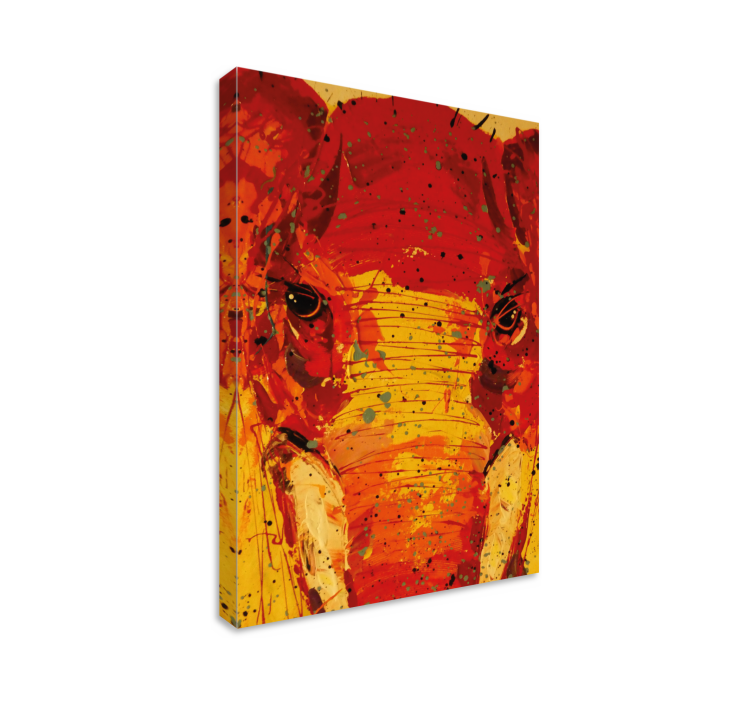 obraz slon živý portrét slona - Tenstickers