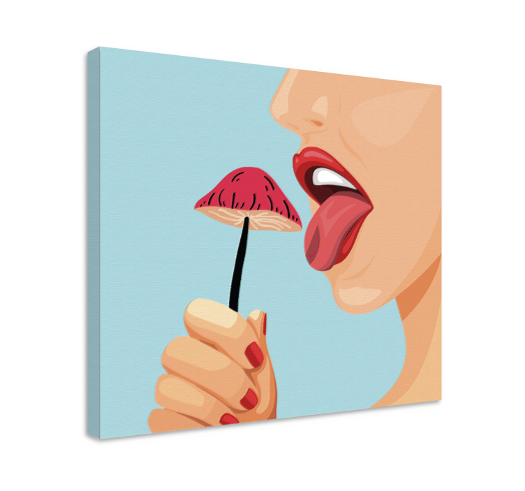 obraz ovocie lákavé jahodové pokušenie - Tenstickers