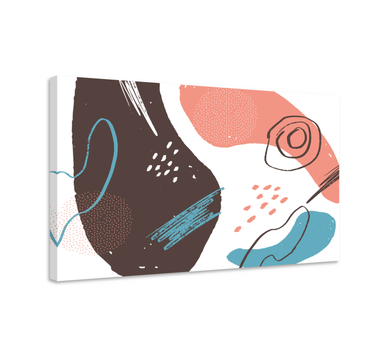 Abstraktný obraz dynamických umeleckých tvarov - Tenstickers