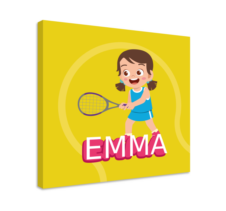 Iný obraz s rasltinami tenisová dievčina emma - Tenstickers