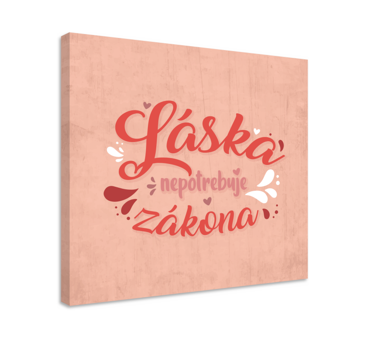 Obraz Láska nepotrebuje zákona - Tenstickers