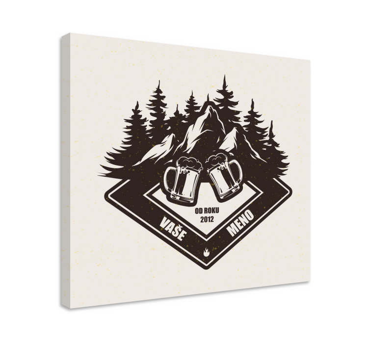 Obraz na stenu Terchová s menom - Tenstickers