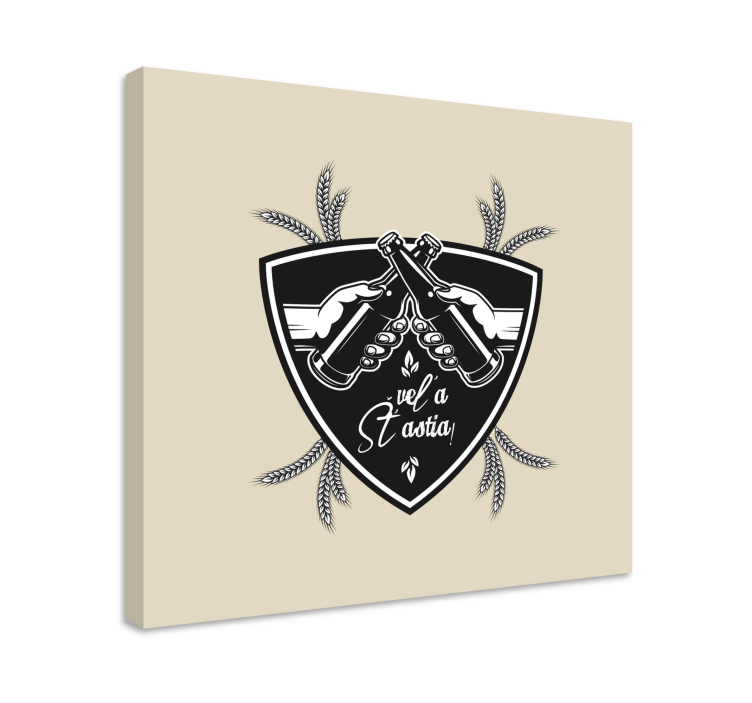 Obraz na stenu Veľa Šťastia! - Tenstickers