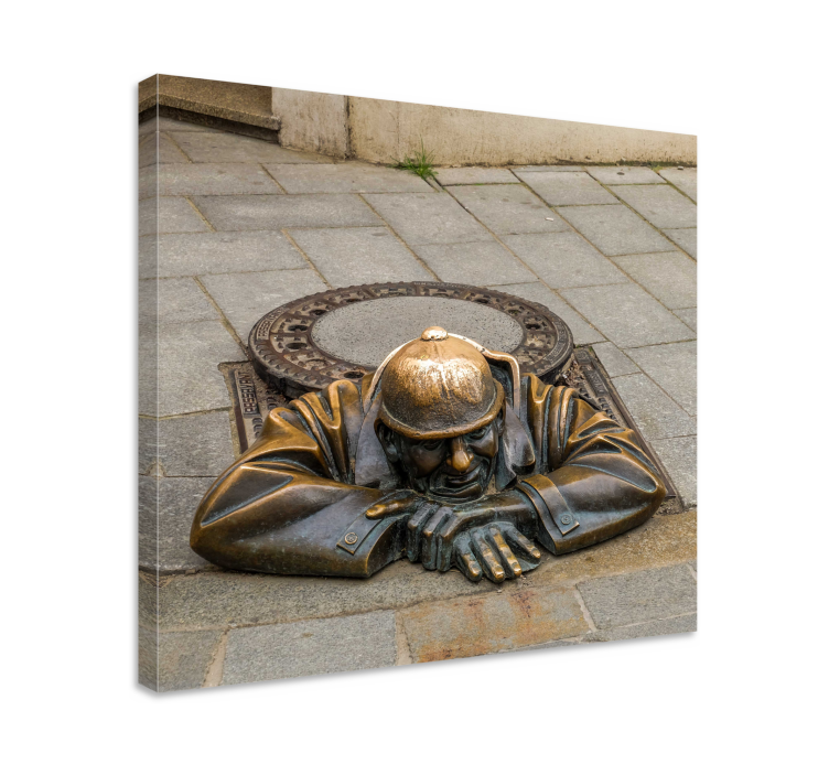 Obraz na stenu Čumil v Bratislave - Tenstickers