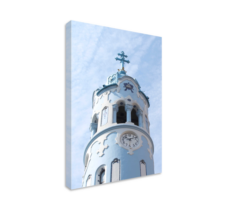 Obraz na stenu Modrý kostol - Tenstickers