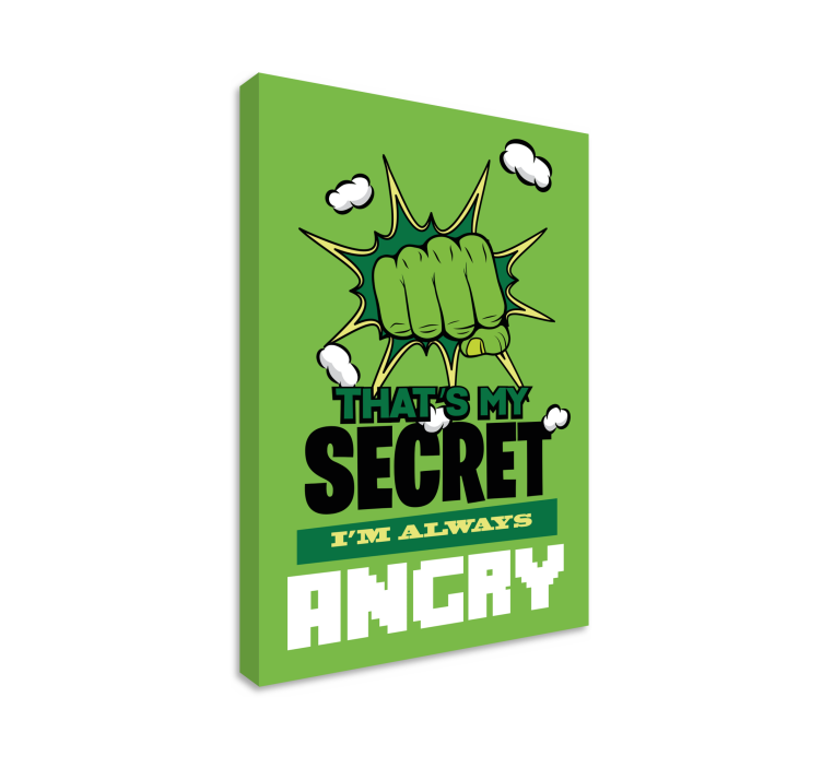 Obraz na stenu always angry - Tenstickers