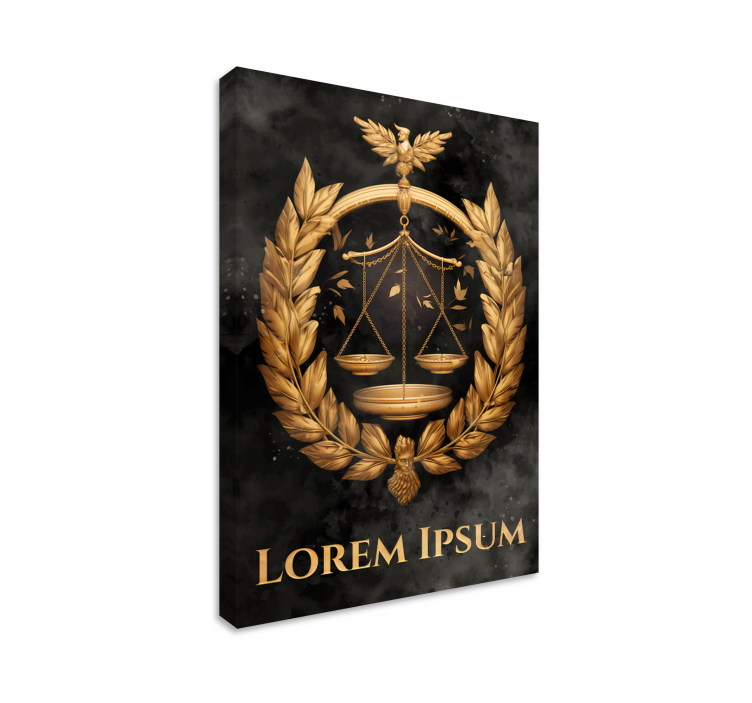 obraz do kancelárie rovnováha spravodlivosti - Tenstickers