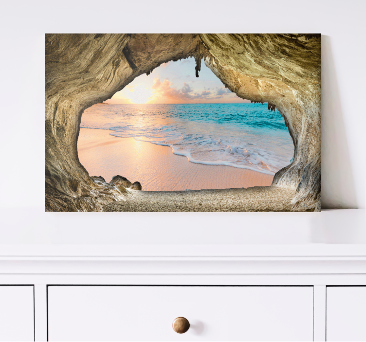 3d obrazy na stenu s výhľadom na oceán - Tenstickers