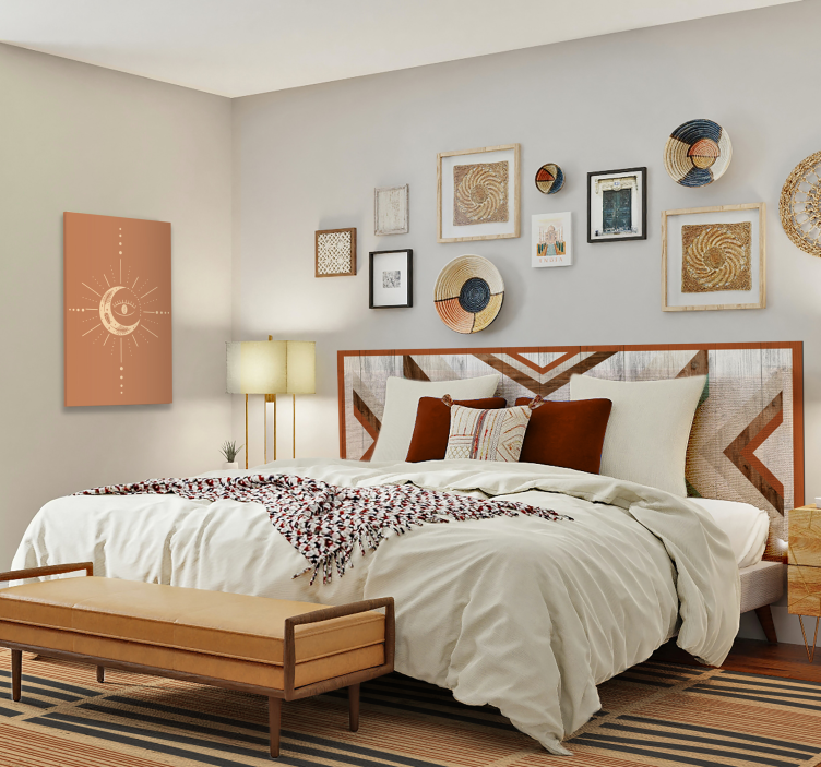 abstraktný obraz dizajn nebeského polmesiaca - Tenstickers