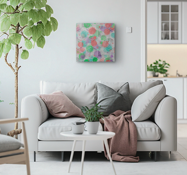 vintage obraz Špinavé Gaudi dlaždice - Tenstickers