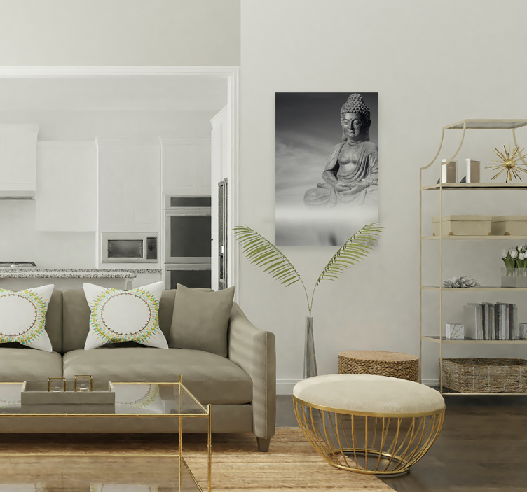 Umelecký výtlačok buddha zen na plátne - Tenstickers