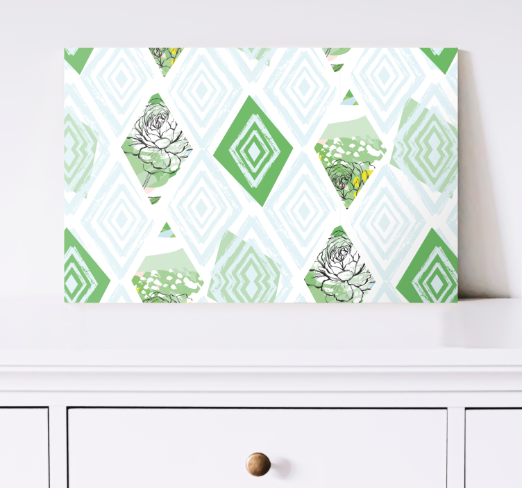 Abstraktné jarné kvety rastlinné plagáty - Tenstickers