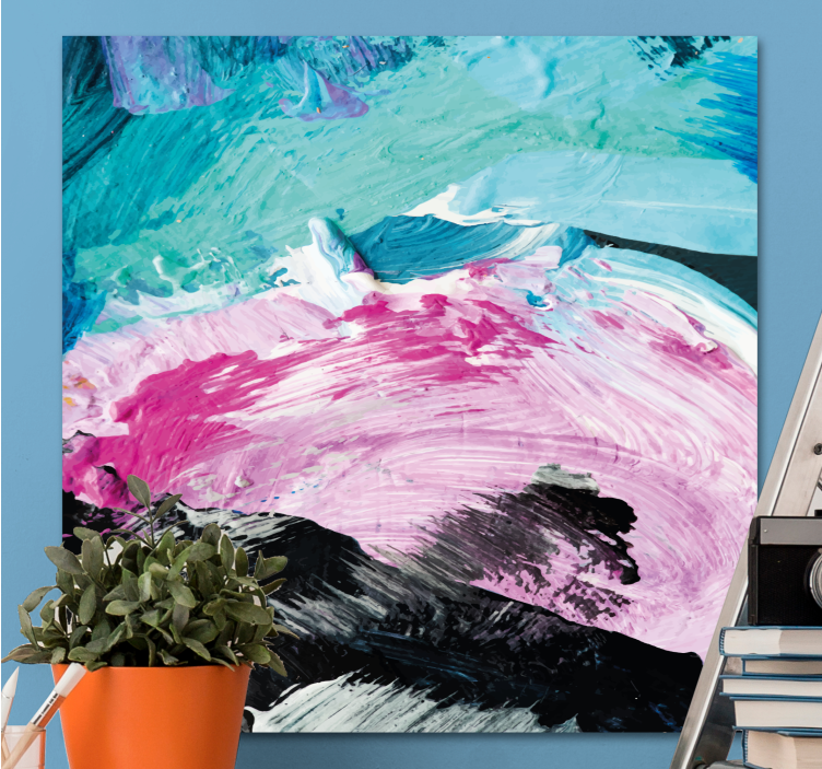 Farebné abstraktné obrazy na stenu - Tenstickers