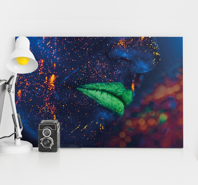 Farebné moderné obrazy na stenu v ústach - Tenstickers