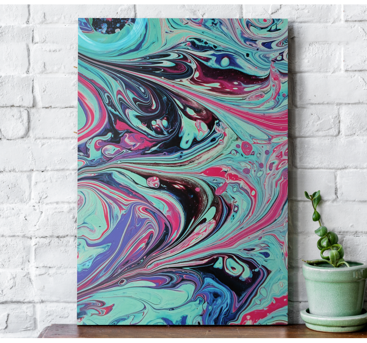 Fialové farby na plátne - Tenstickers