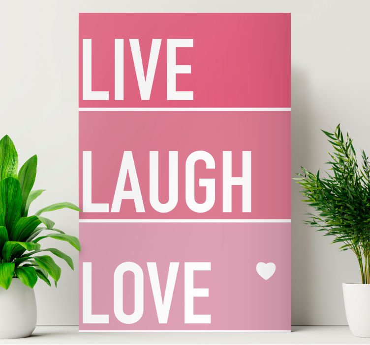 Jednoduchý citát ružové motivačné obrazy na stenu - Tenstickers