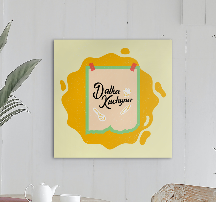 Kuchynský obraz na stenu s menom - Tenstickers