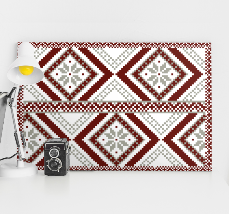 Moderný obraz geometrického diamantového konceptu - Tenstickers